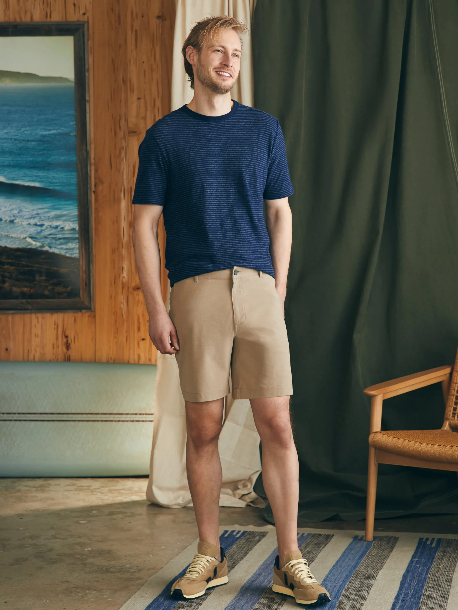Faherty Brand Shorts*All Day Shorts (7" Inseam) -