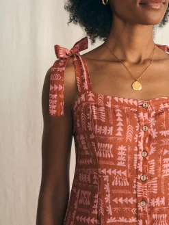 Women Faherty Brand Dresses*Anna Kahalekulu Kendall Dress -