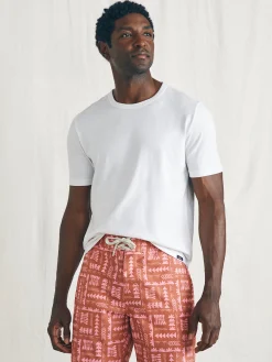 Faherty Brand Swim*Anna Kahalekulu Sunwashed Boardshort -