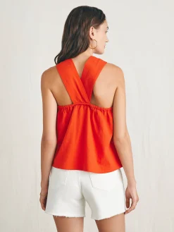 Women Faherty Brand Shirts & Tops*Bay Twist Top -