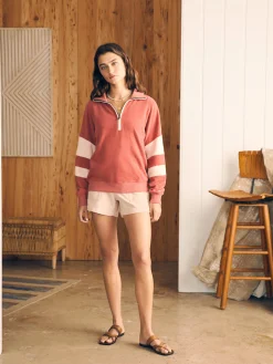 Women Faherty Brand Hoodies & Sweatshirts*Beach Fleece Quarter Zip -