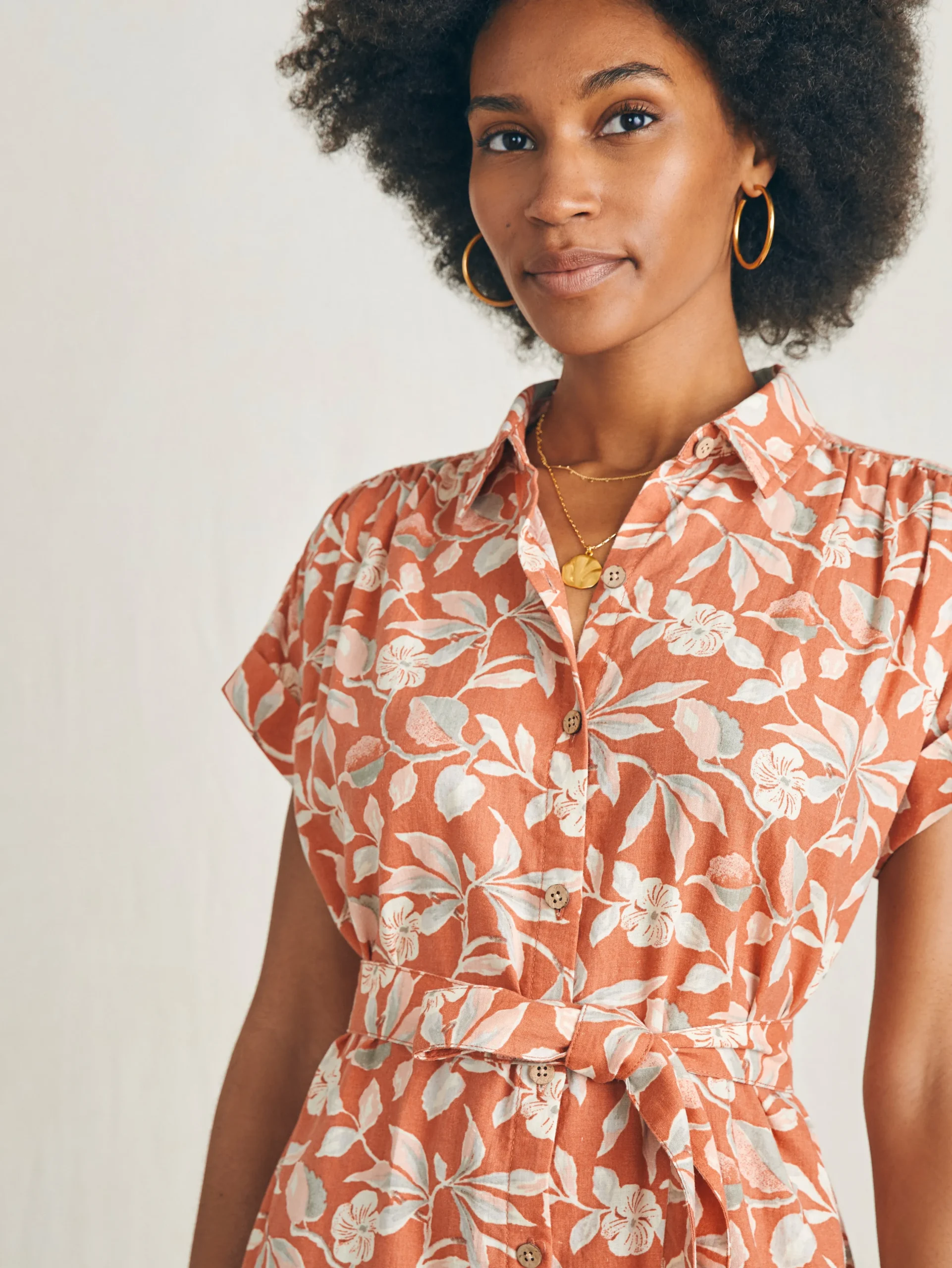 Women Faherty Brand Dresses*Breeze Shirtdress -