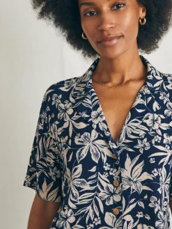 Women Faherty Brand Shirts & Tops*Cabana Camp Shirt -