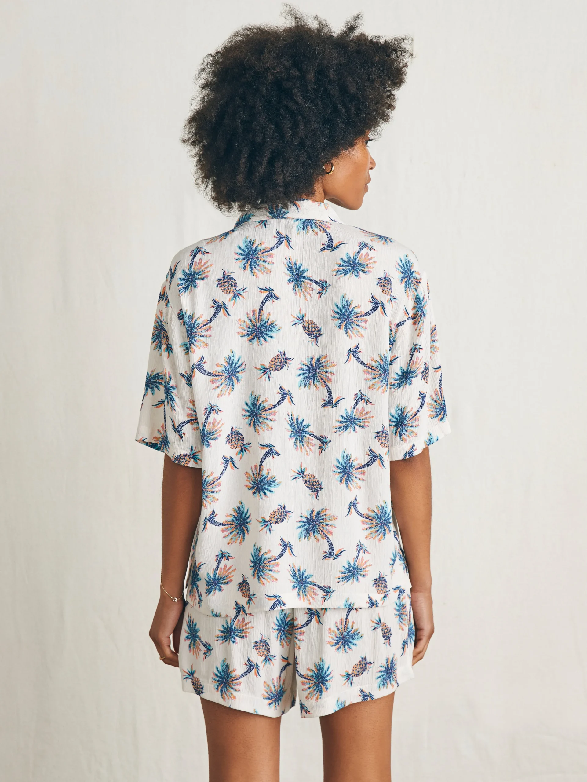 Women Faherty Brand Shirts & Tops*Cabana Camp Shirt -