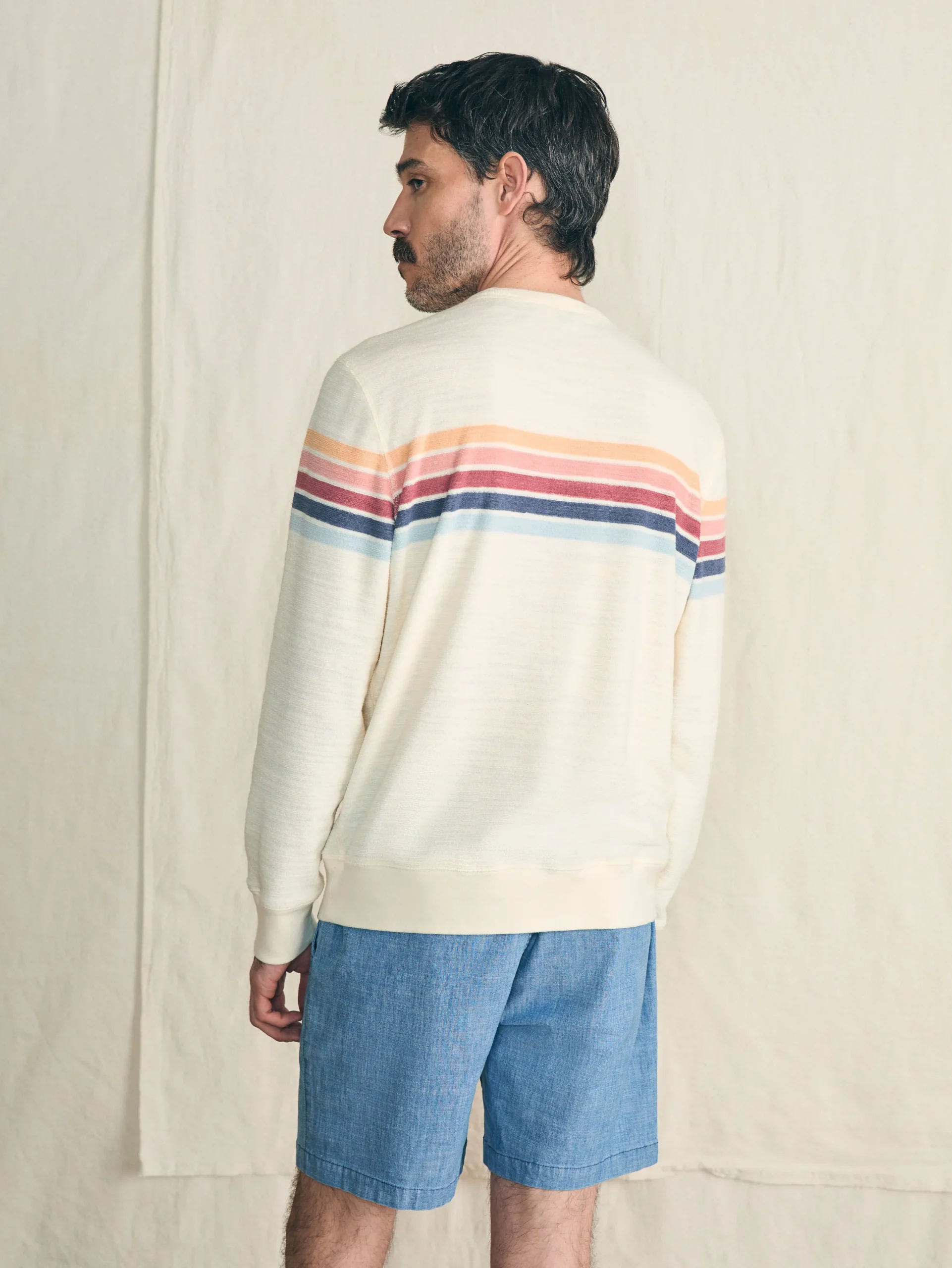 Faherty Brand Hoodies & Sweatshirts*Cabana Towel Terry Crewneck -