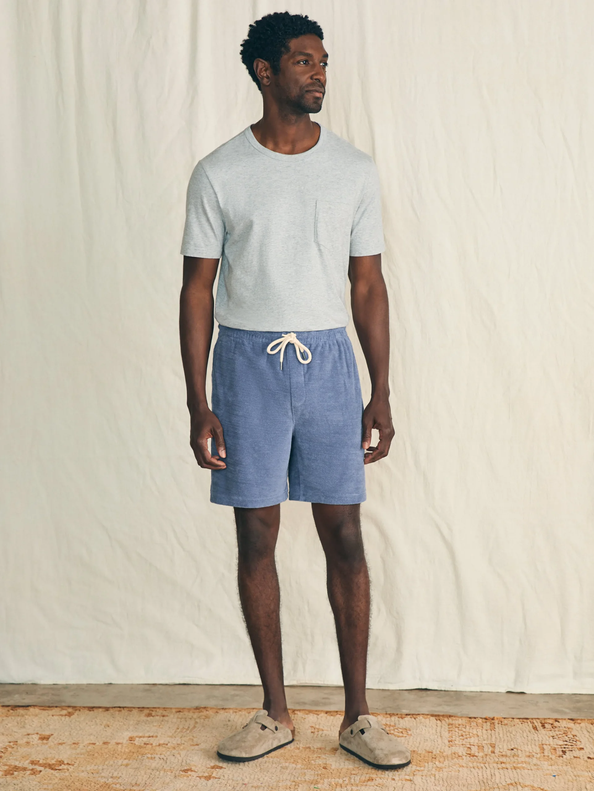 Faherty Brand Shorts*Cabana Towel Terry Sweatshort -