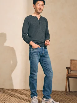 Faherty Brand T-Shirts & Henleys*Cloud Cotton Long-Sleeve Henley (Tall) -