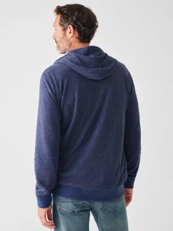 Faherty Brand Hoodies & Sweatshirts*Cloud Cotton Reversible Zip Hoodie -