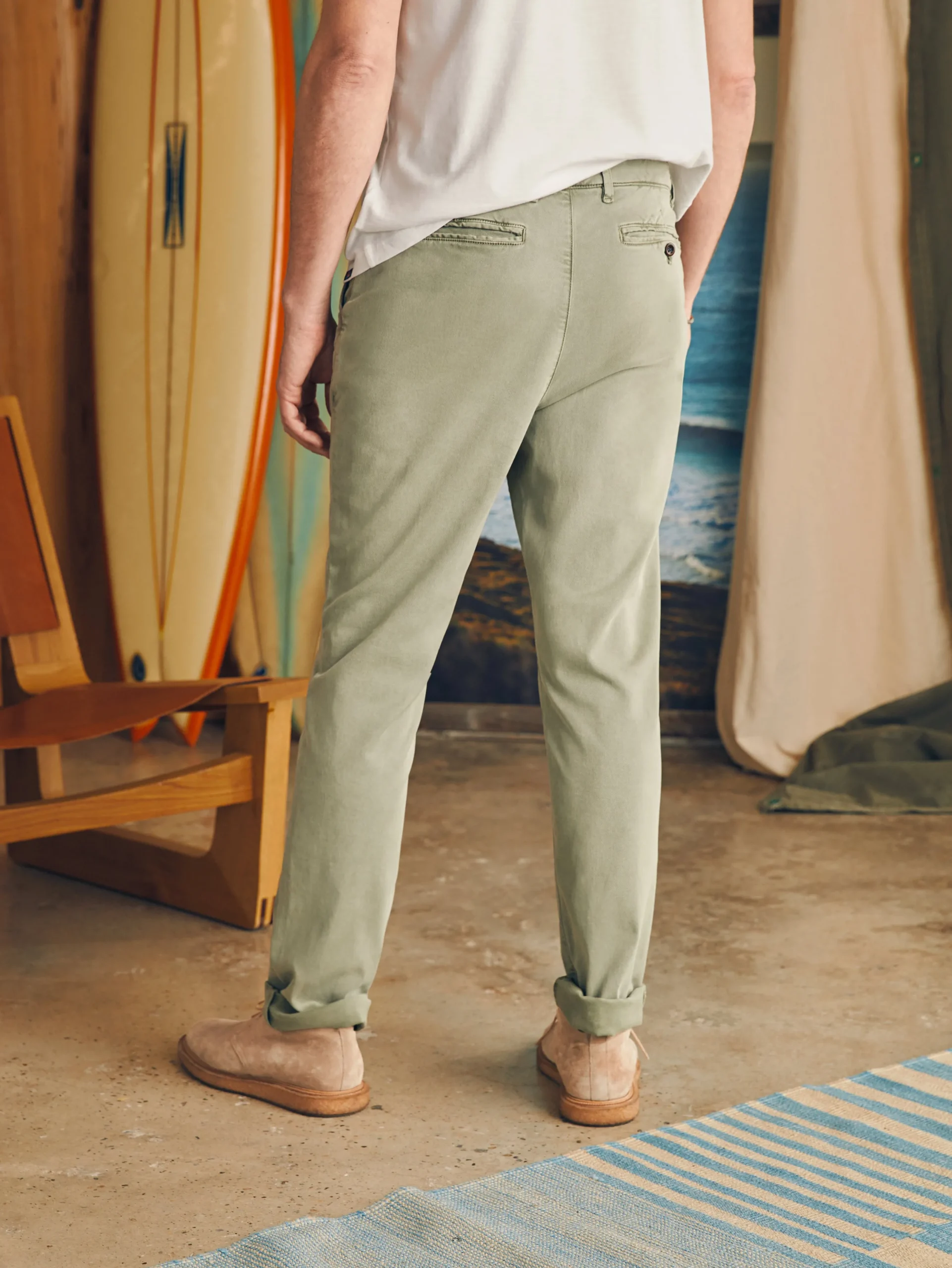 Faherty Brand Pants*Coastline Stretch Chino (32" Inseam) -