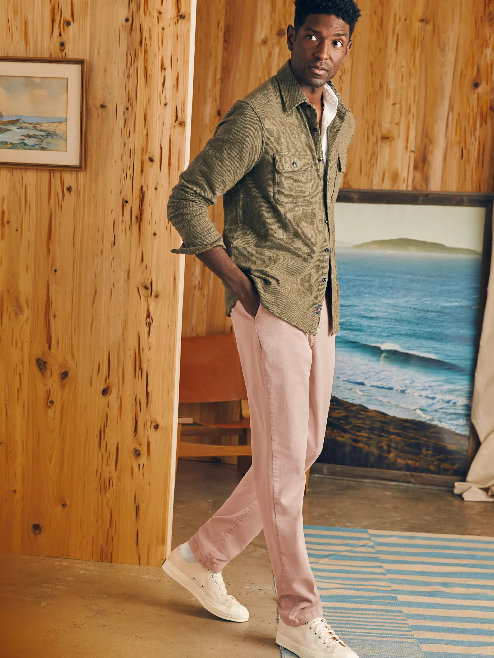 Faherty Brand Pants*Coastline Stretch Chino (32" Inseam) -