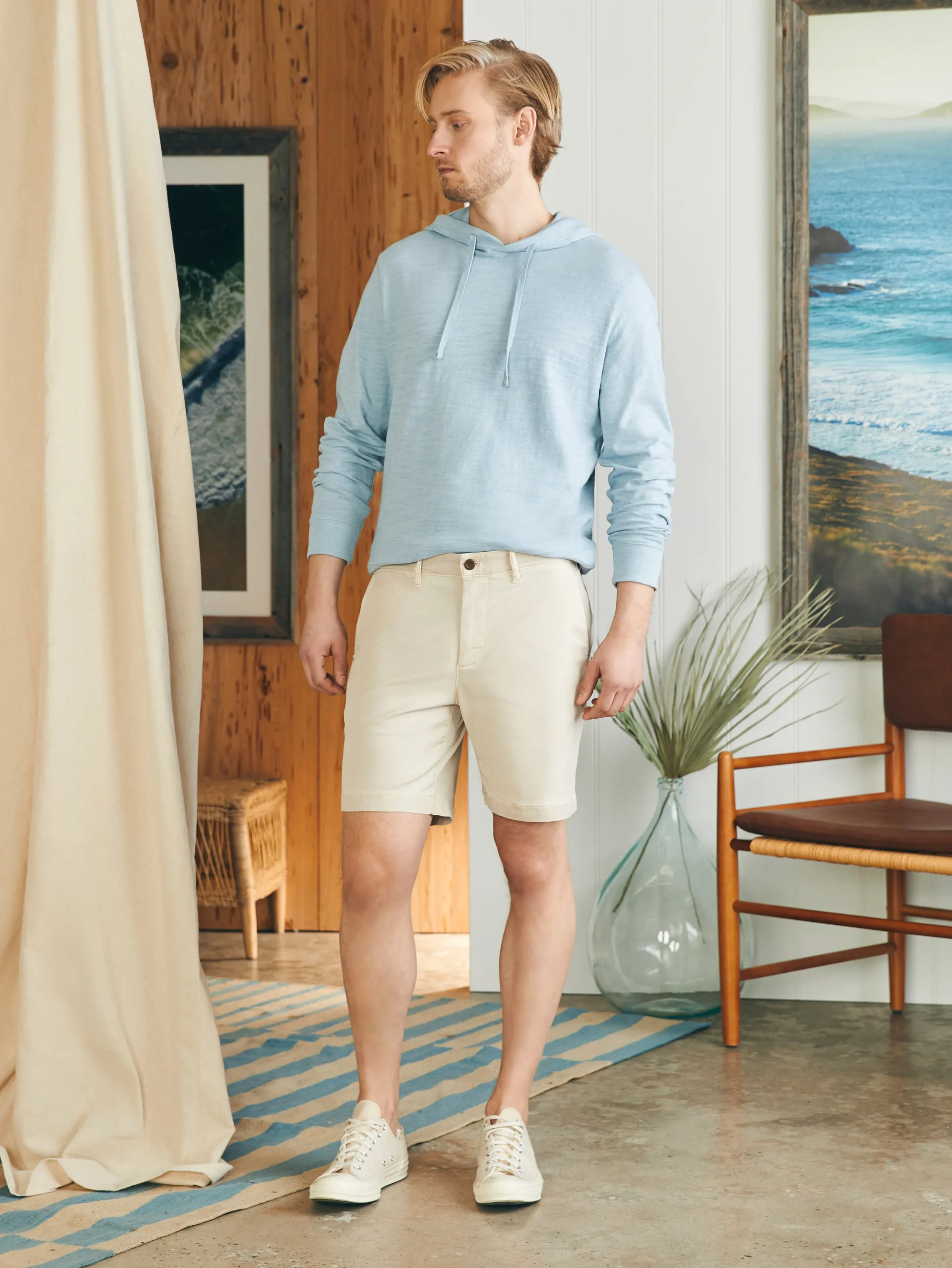 Faherty Brand Shorts*Coastline Stretch Chino Short (8" Inseam) -