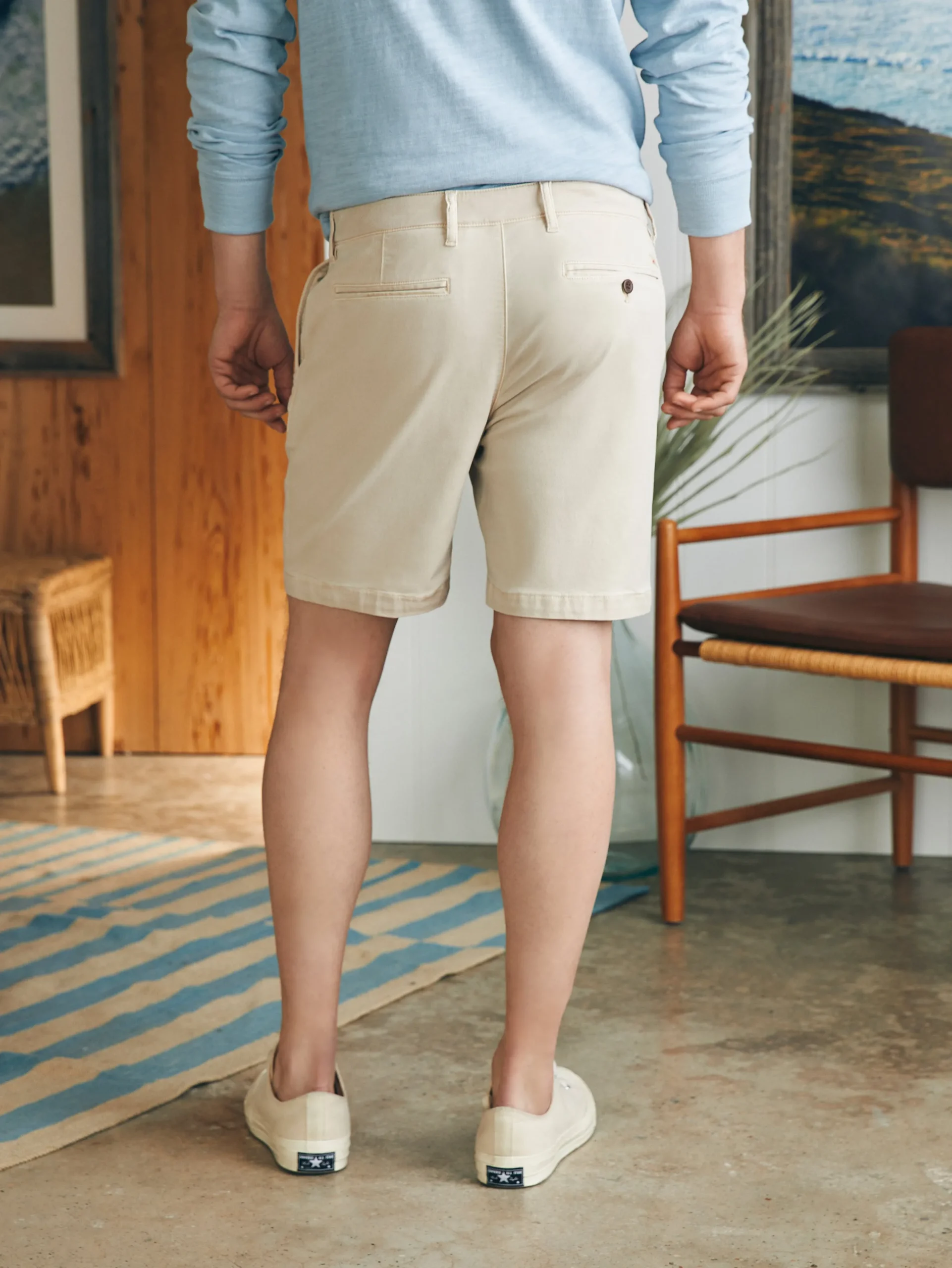 Faherty Brand Shorts*Coastline Stretch Chino Short (8" Inseam) -