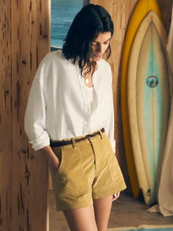 Women Faherty Brand Shorts & Skirts*Cord Patch Pocket Short -