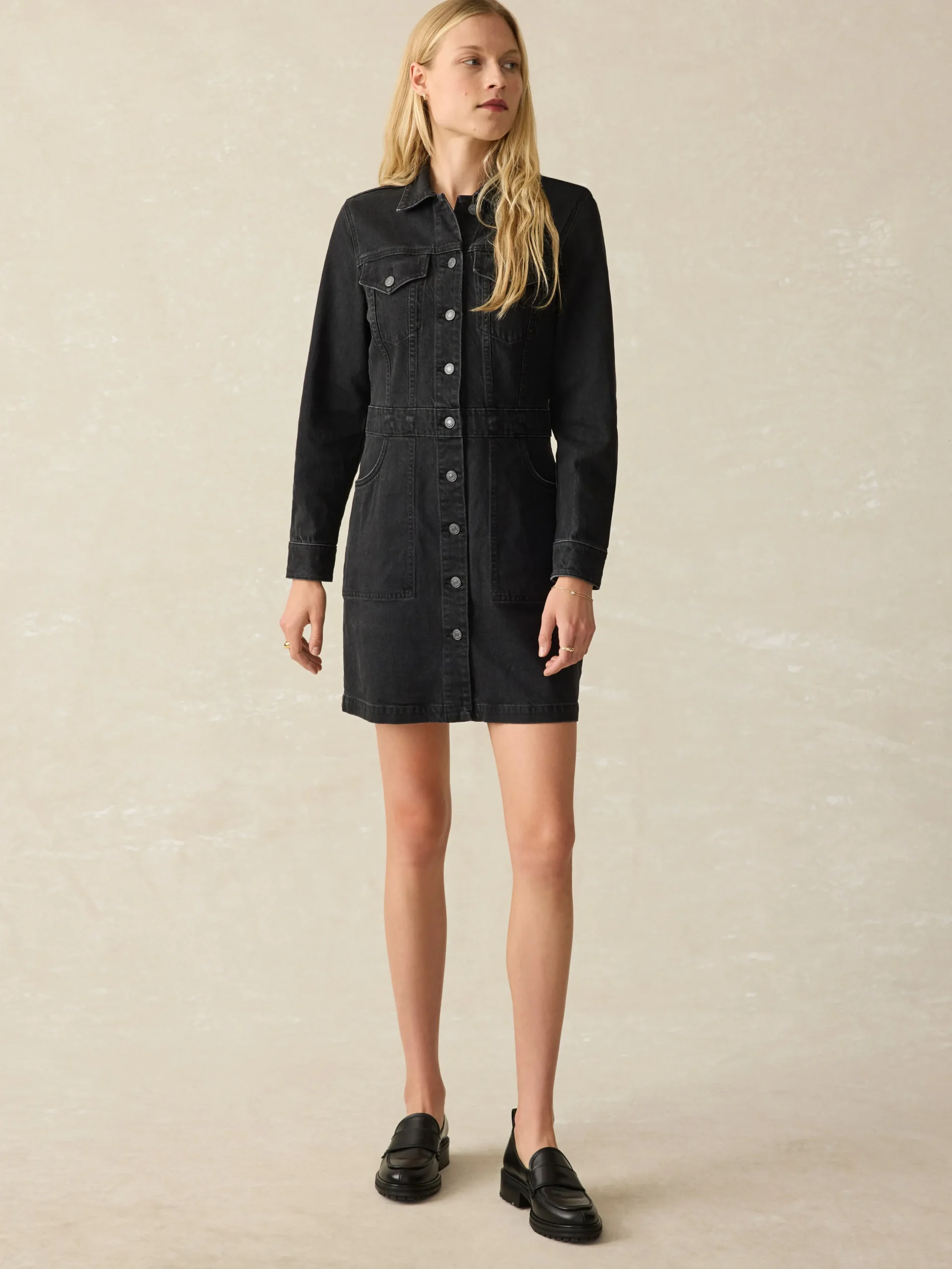 Women Faherty Brand Dresses*Denim Michelle Dress -