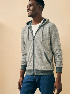 Faherty Brand Hoodies & Sweatshirts*Double Knit Zip Hoodie -