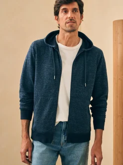 Faherty Brand Hoodies & Sweatshirts*Double Knit Zip Hoodie -