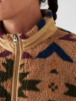 Faherty Brand Jackets & Vests*Doug Good Feather High Pile Fleece Full Zip -