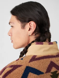 Faherty Brand Jackets & Vests*Doug Good Feather High Pile Fleece Full Zip -