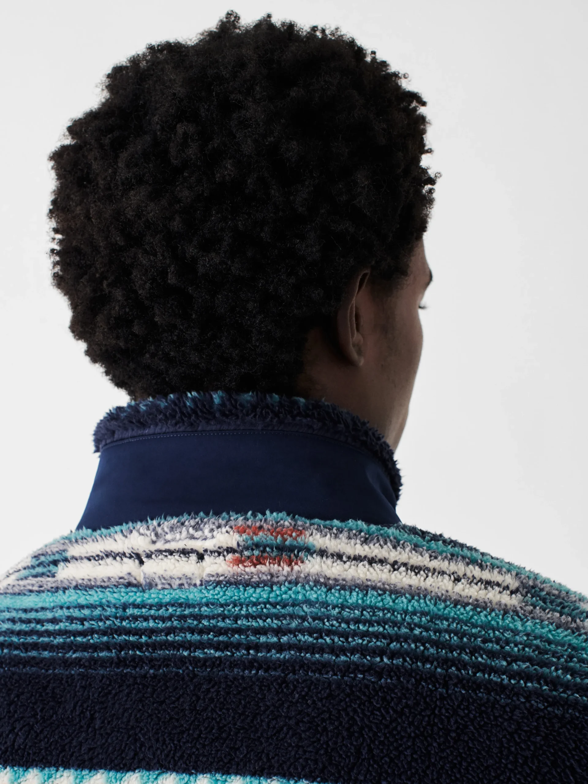 Faherty Brand Jackets & Vests*Doug Good Feather High Pile Fleece Popover -