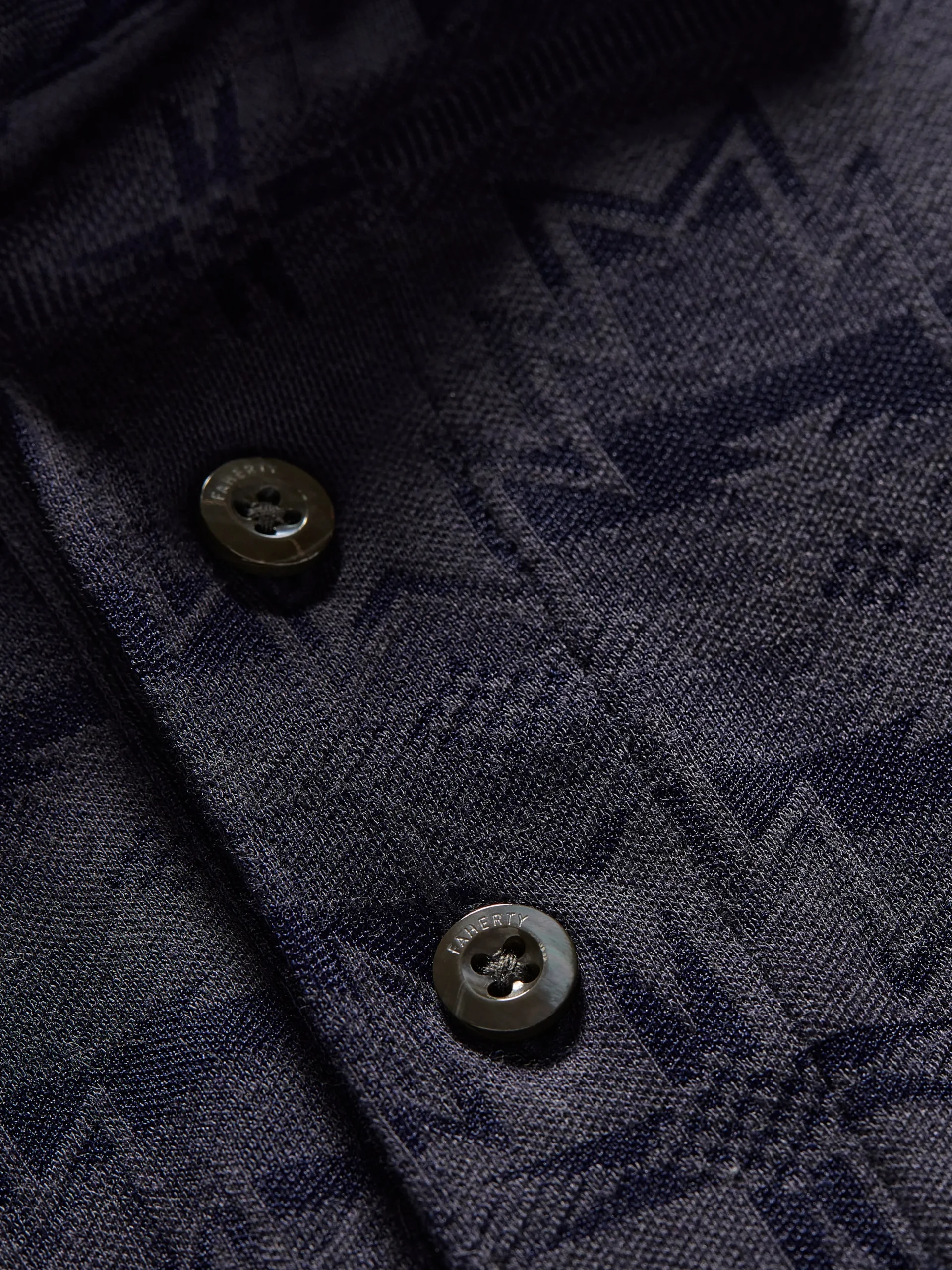 Faherty Brand Polo Shirts|T-Shirts & Henleys*Doug Good Feather Movement™ Short-Sleeve Pique Polo -