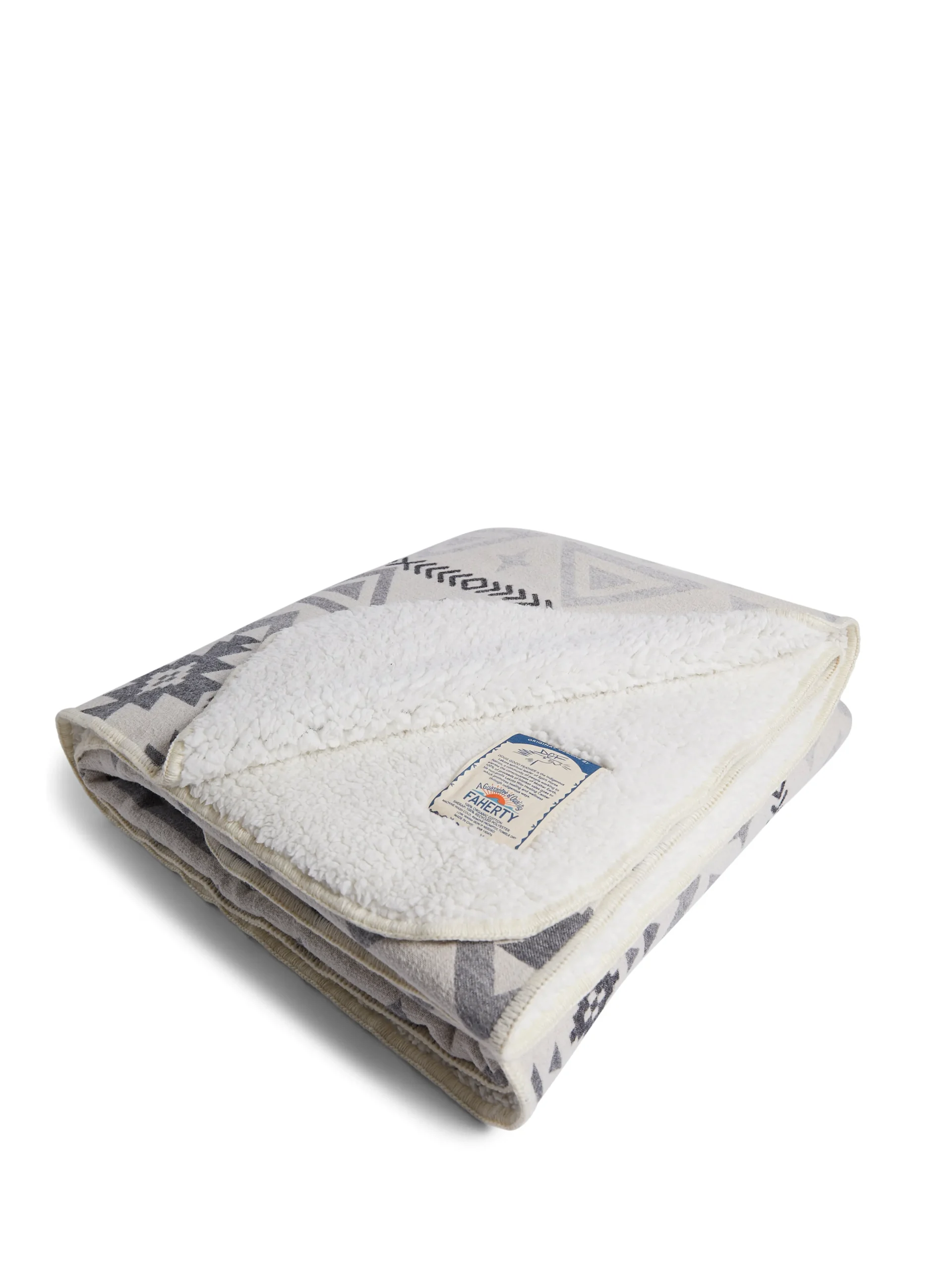 Women Faherty Brand Home & More|Home & More*Doug Good Feather Recycled High Pile Fleece Blanket -