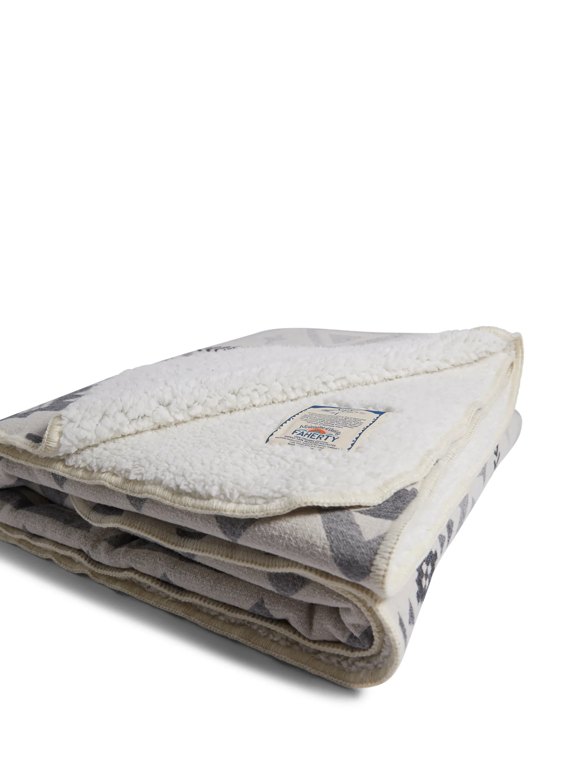 Women Faherty Brand Home & More|Home & More*Doug Good Feather Recycled High Pile Fleece Blanket -