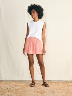Women Faherty Brand Shorts & Skirts*Dream Cotton Gauze Short -