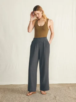 Women Faherty Brand Pants|Swim*Dream Cotton Gauze Wide Leg Pant -