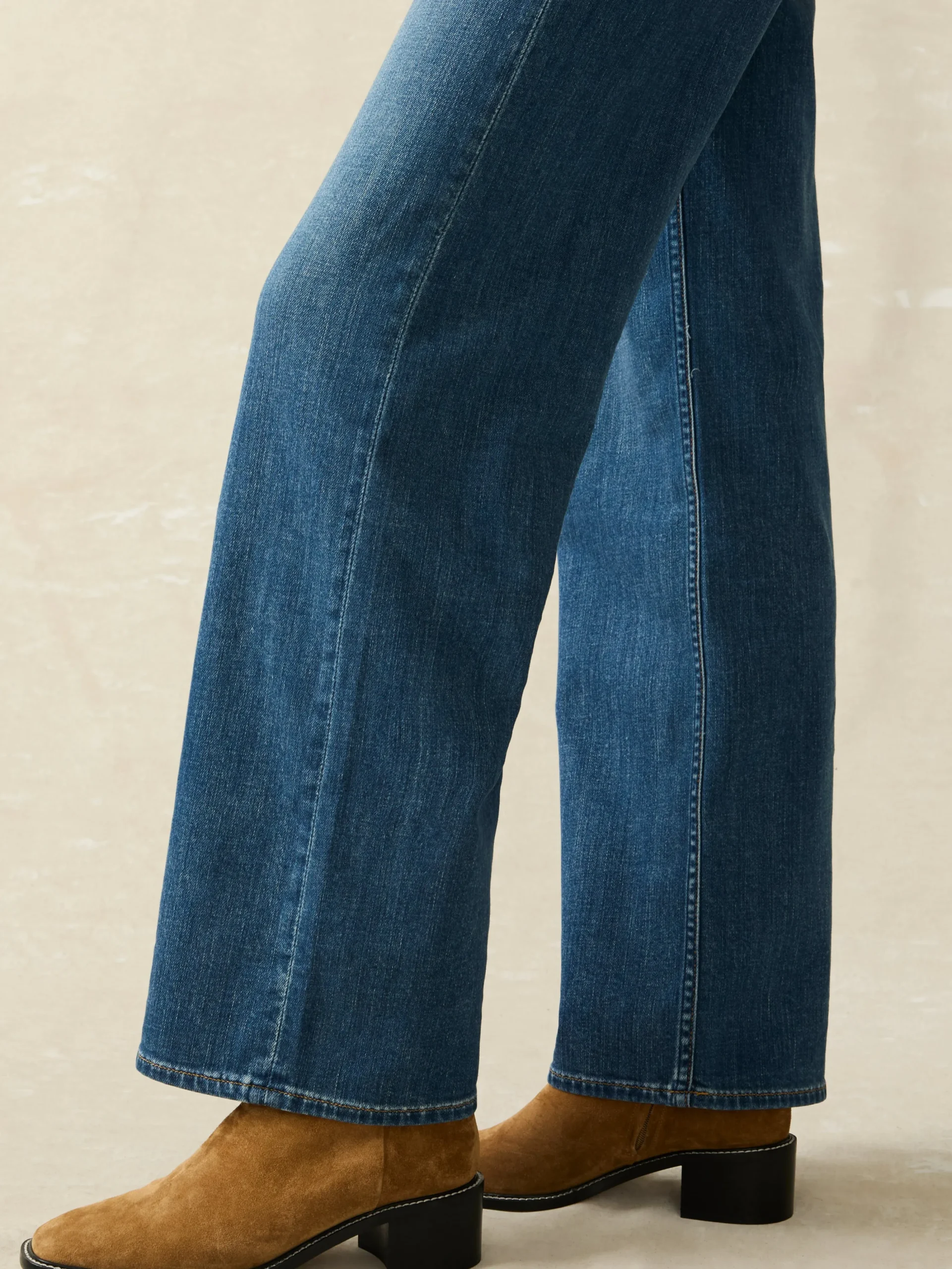 Women Faherty Brand Pants|Jeans*Dream Jean Wide Leg -