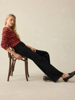 Women Faherty Brand Pants*Dream Jean Wide Leg -