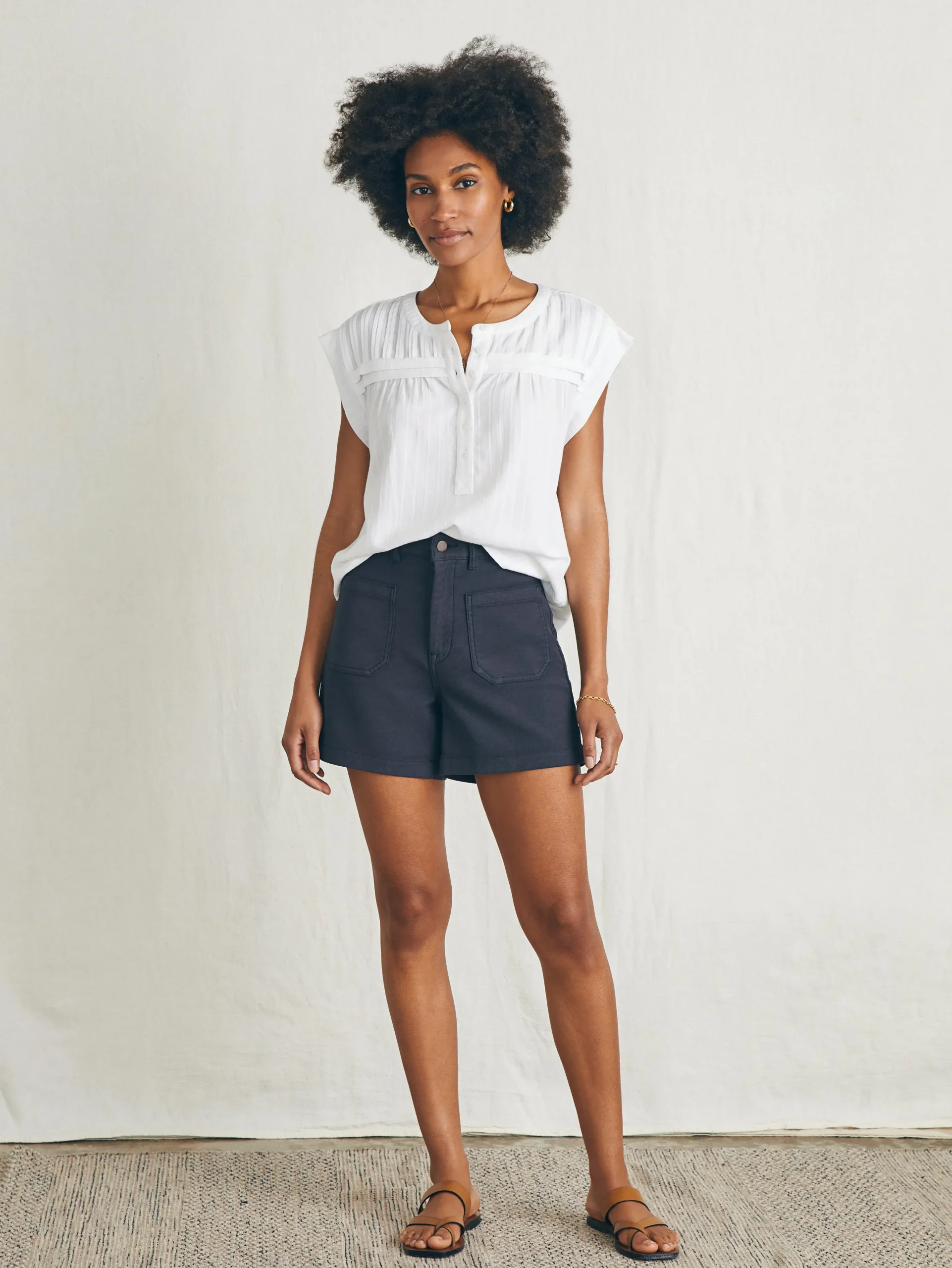 Women Faherty Brand Shirts & Tops*Ellsworth Top -