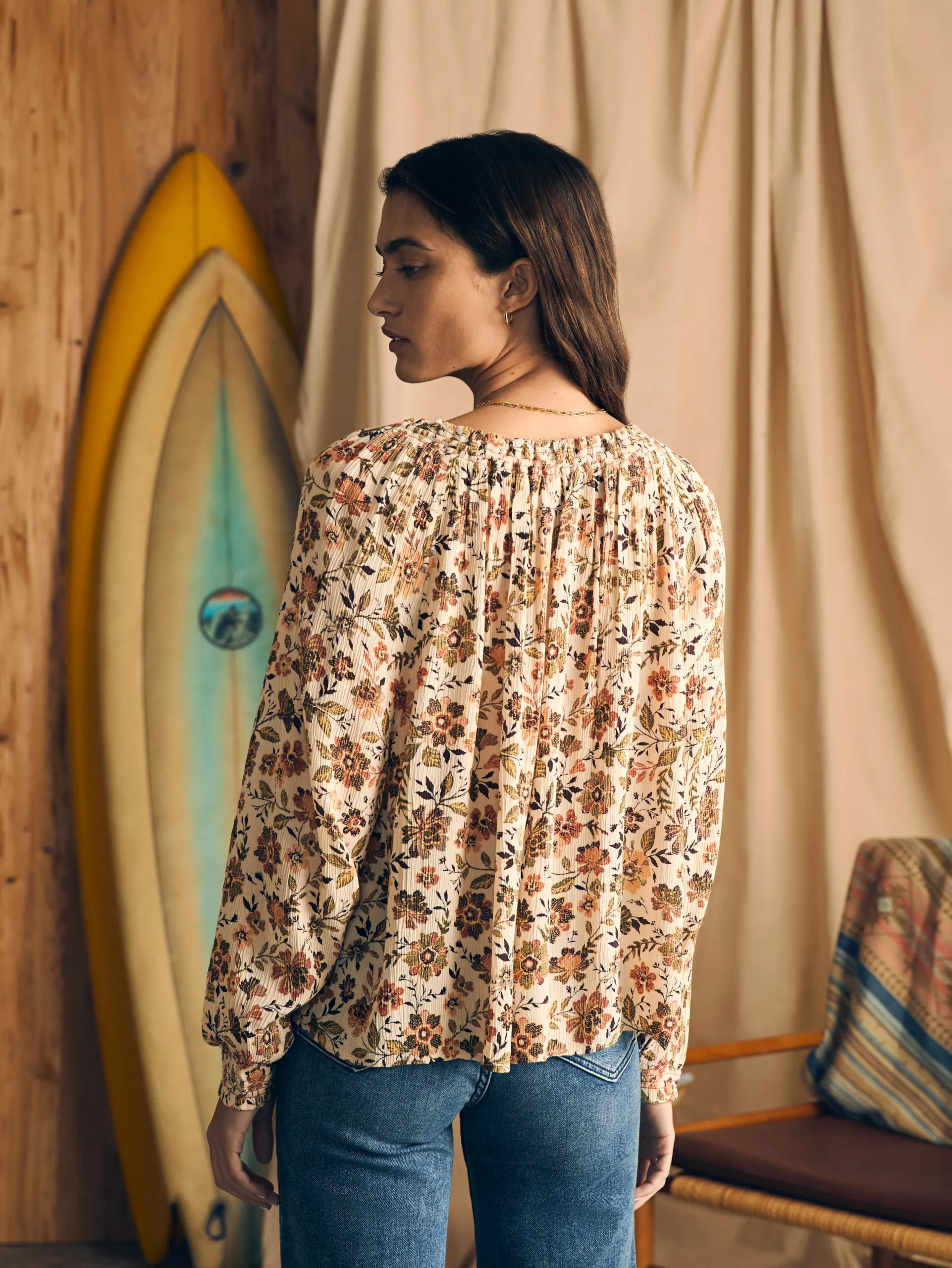 Women Faherty Brand Shirts & Tops*Emery Top -