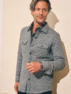 Faherty Brand Jackets & Vests*Epic Quilted Fleece CPO -