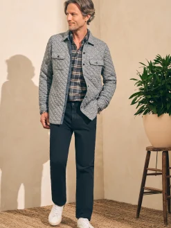 Faherty Brand Jackets & Vests*Epic Quilted Fleece CPO -