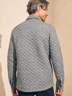 Faherty Brand Jackets & Vests*Epic Quilted Fleece CPO -