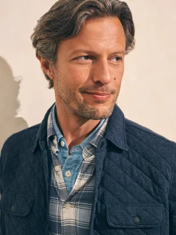 Faherty Brand Jackets & Vests*Epic Quilted Fleece CPO (Tall) -