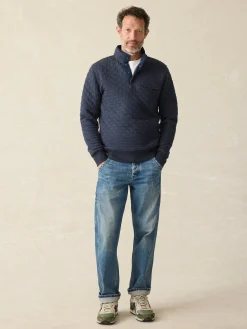 Faherty Brand Jackets & Vests*Epic Quilted Fleece Pullover -