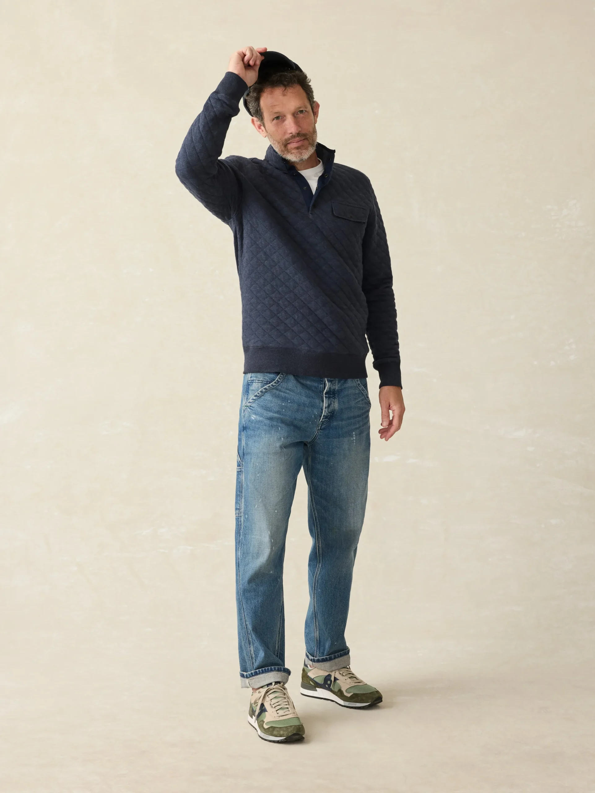 Faherty Brand Jackets & Vests*Epic Quilted Fleece Pullover -