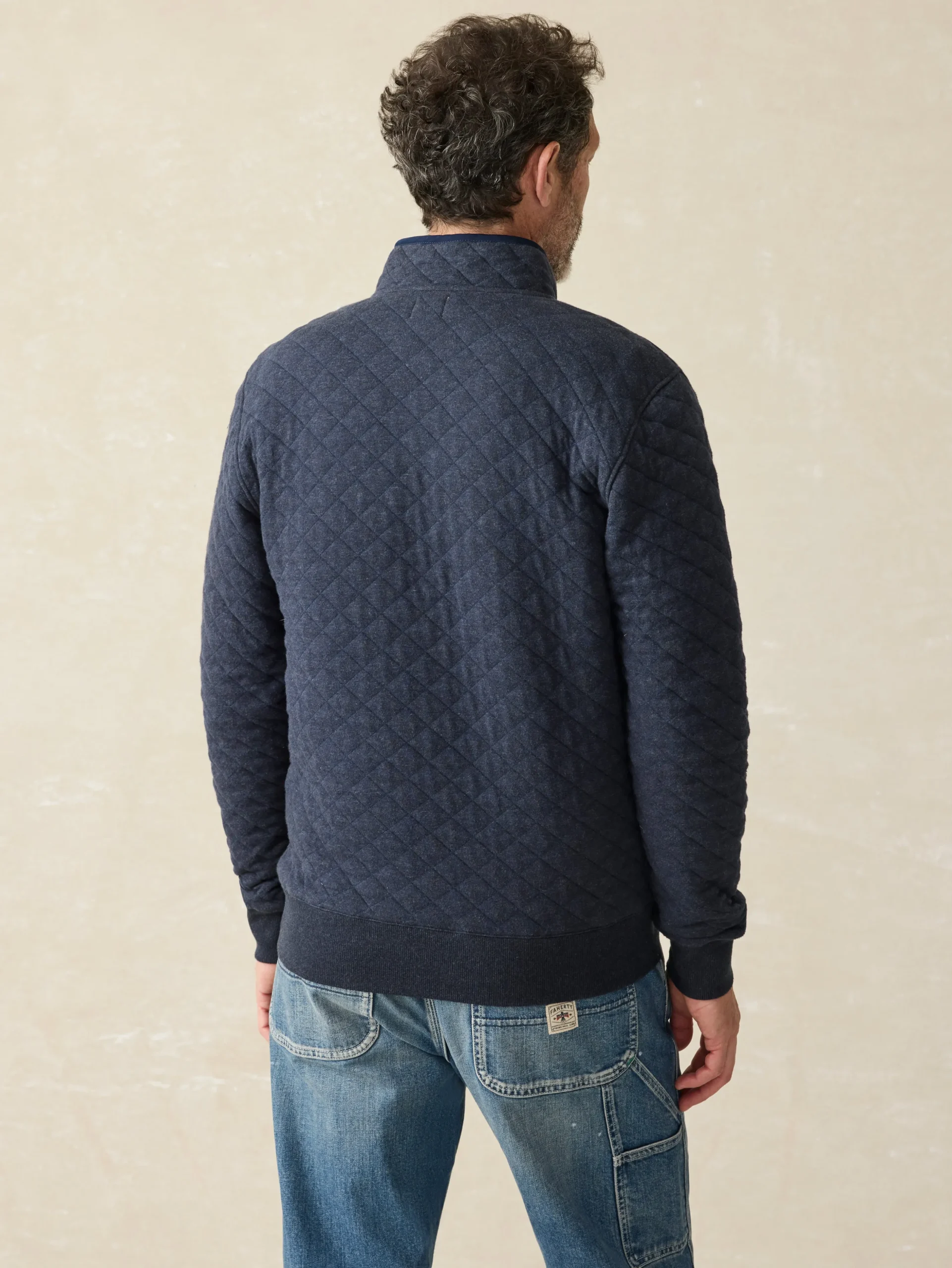 Faherty Brand Jackets & Vests*Epic Quilted Fleece Pullover -