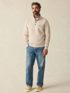 Faherty Brand Jackets & Vests*Epic Quilted Fleece Pullover -