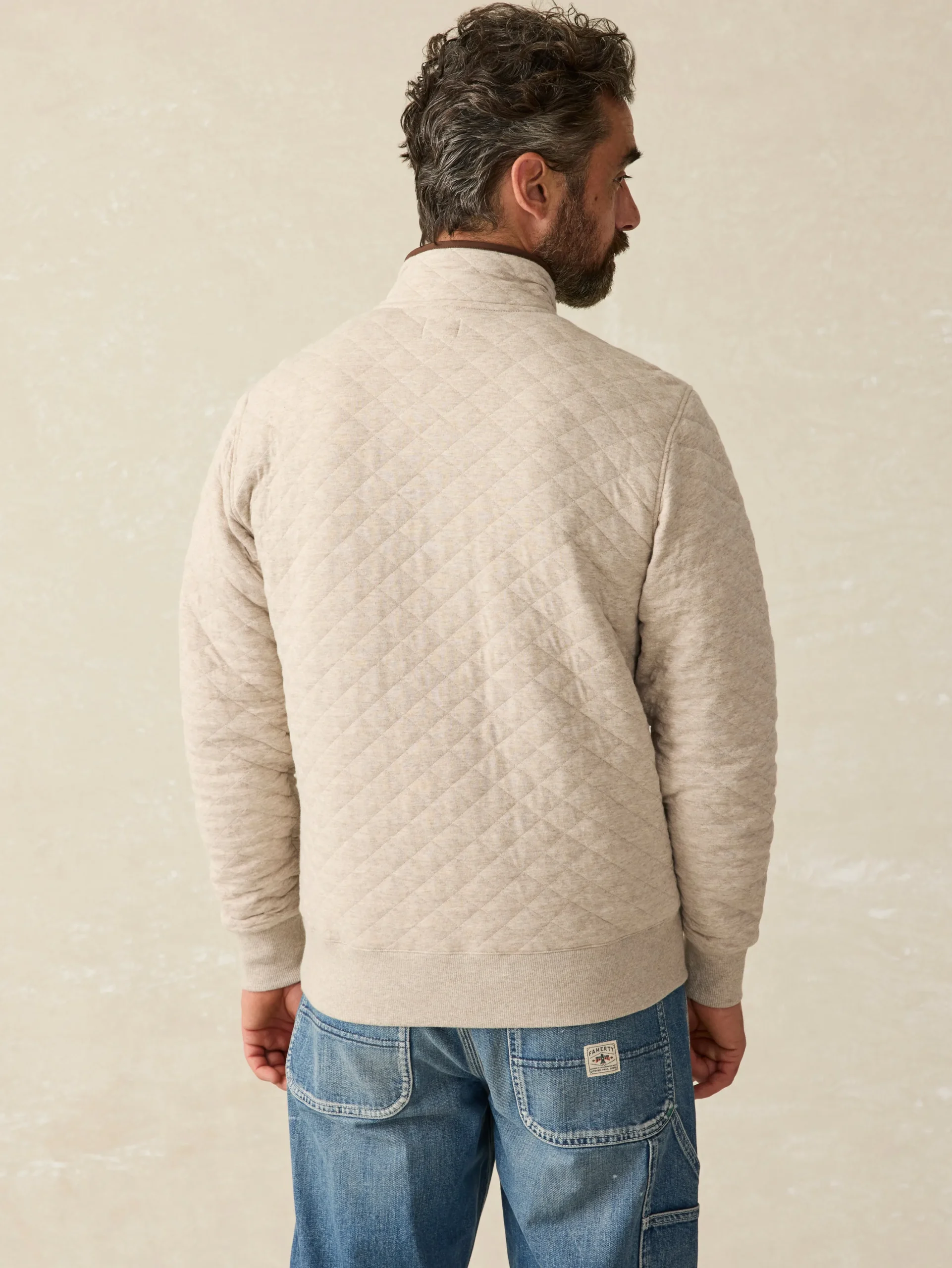 Faherty Brand Jackets & Vests*Epic Quilted Fleece Pullover -