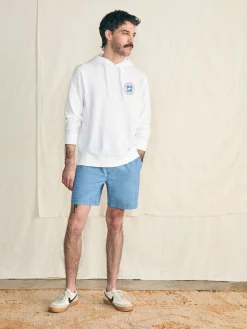 Faherty Brand Shorts*Essential Chambray Short (6.5" Inseam) -