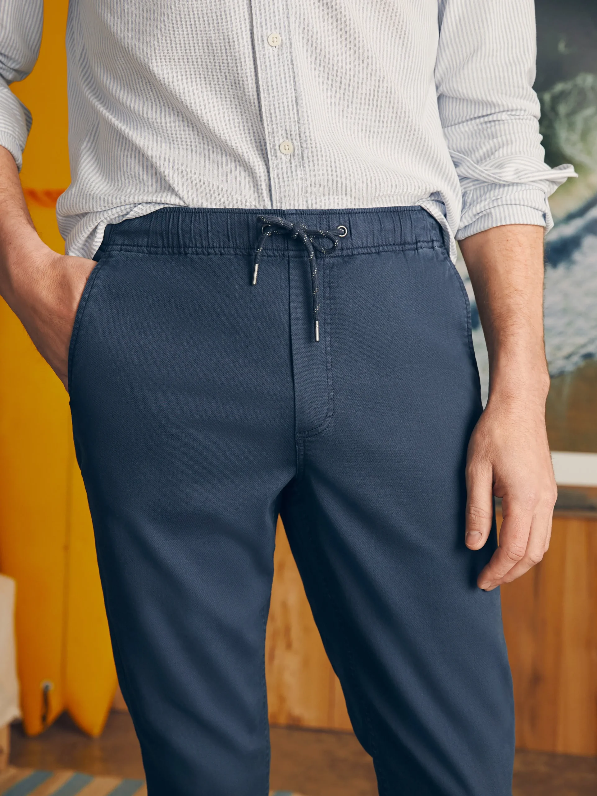 Faherty Brand Pants*Essential Drawstring Pant -
