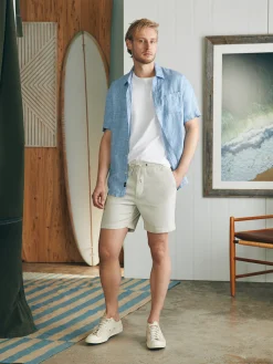 Faherty Brand Shorts*Essential Drawstring Short (6.5" Inseam) -