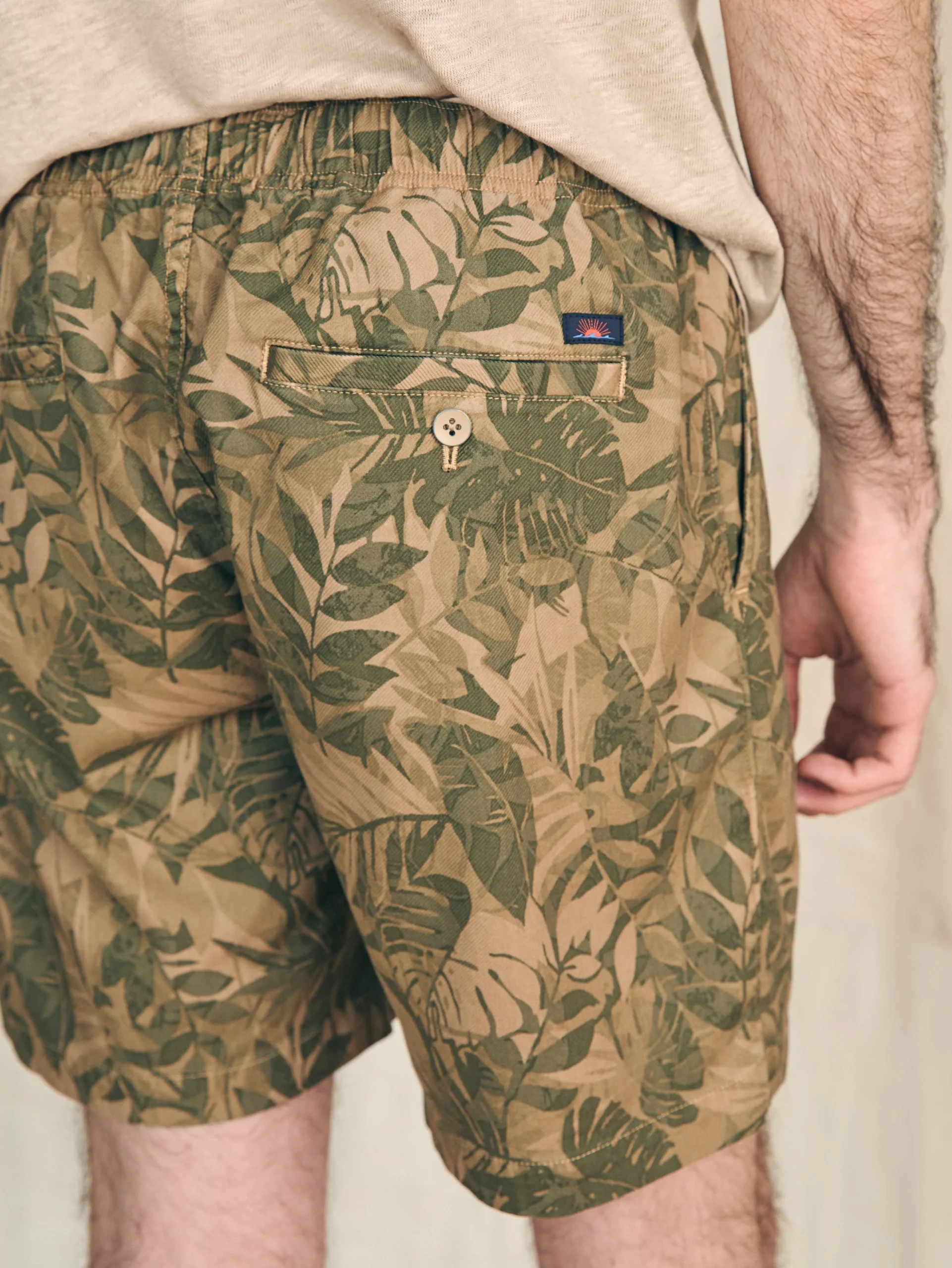Faherty Brand Shorts*Essential Drawstring Short (6.5" Inseam) -