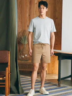 Faherty Brand Shorts*Essential Drawstring Short (6.5" Inseam) -