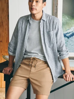Faherty Brand Shorts*Essential Drawstring Short (6.5