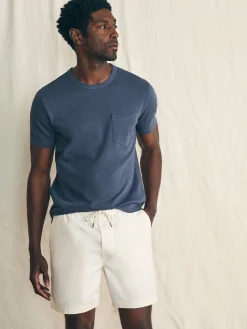Faherty Brand Shorts*Essential Drawstring Short (6.5" Inseam) -