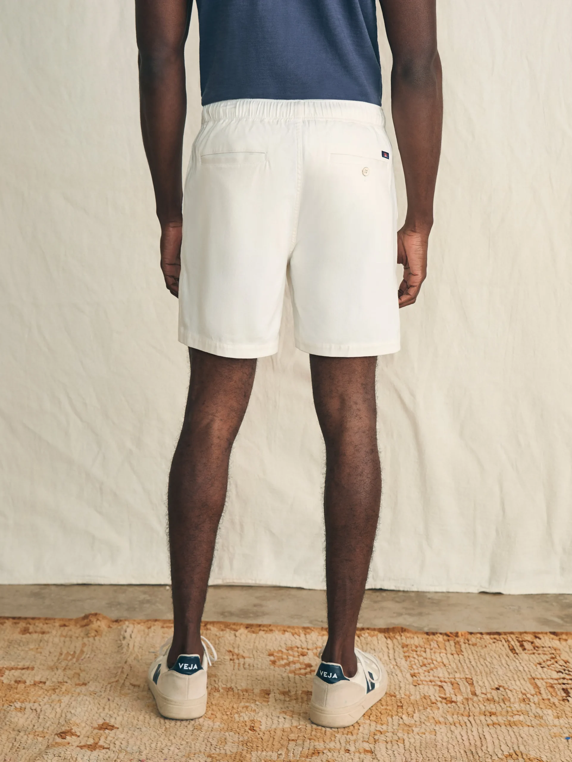Faherty Brand Shorts*Essential Drawstring Short (6.5" Inseam) -