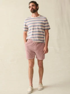 Faherty Brand Shorts*Essential Italian Knit Cord Short (6